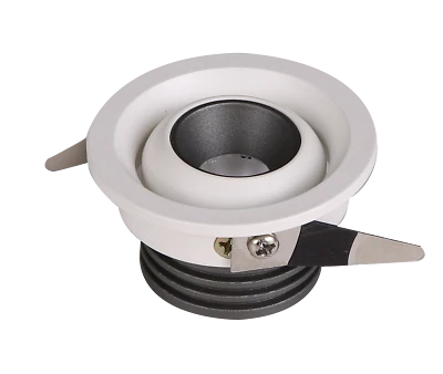 LEDUX 3W Mini Einbaustrahler, 3000K Warm, 45°  45mm Lochmaß, Minispot mit Trafo - Bild 1 von 4