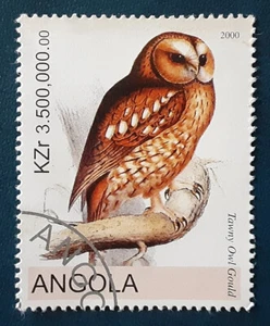 ANGOLA Africa 2000 3500k CTO British Counterfit Tawny Owl Gould VF/XF 7692 - Picture 1 of 2