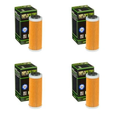 4 x Filtro de aceite premium Hiflo Filtro HF652 apto para KTM 530 EXC seis días 09-11 Foto 1 de 3