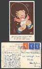 MABEL LUCIE ATTWELL 1954 ancienne carte postale saccades physiques sauter essai Em Ol'e D 3702