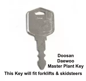 Llave de planta maestra Doosan Daewoo para montacargas y minicargadoras - Imagen 1 de 1