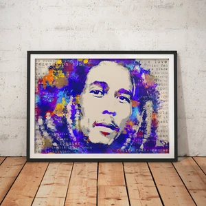 BOB MARLEY OF THE WILERS - Impreso en papel fotográfico satinado - Elige la talla - Imagen 1 de 6