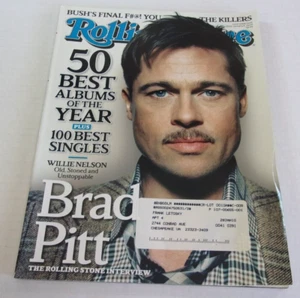 Used Rolling Stone Magazine #1068/1069 Dec 25 / Jan 8 2009 Brad Pitt Cover - Imagen 1 de 2