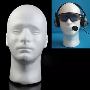 1/2/10 pcs Male Mannequin Head,Foam Wig Stand,Cap Holder for Store Salon Home - Picture 1 of 9