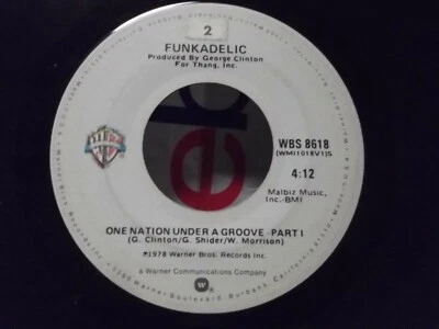 S FUNKADELIC ONE NATION UNDER GROOVE PT. 1 & 2  ON WARNER BROS.RECORDS Foto 1 de 2