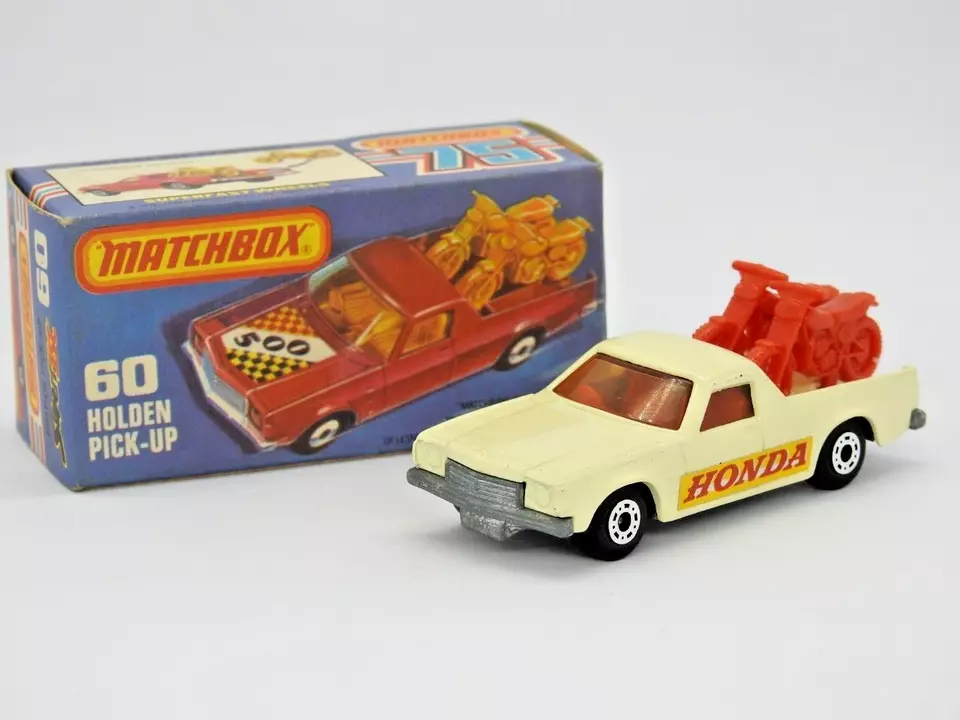 MATCHBOX SUPERFAST RARE VERSION HONDA HOLDEN PICK-UP No.60 VNM IN NM K BOX 1981 - Image 1 of 4