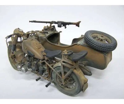 Italeri 1:9 Deut.Militärmotorrad mit Seitenwagen Militär Plastik Modellbausatz - Bild 1 von 4