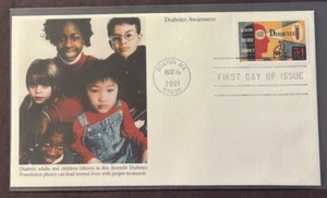 #3503 Diabetes Awareness FDC on a Mystic cachet - Picture 1 of 1