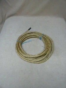 50 Ft NOS 1/2" Hemp Manila Sisal Barn Block & Tackle Pulley Rope Decorator Item - Imagen 1 de 5