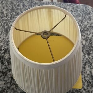 Pleated Lamp Shade in ivory Well Made