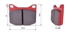 Brake pads (set of 2) type K-KART, MARANELLO, MS, rear (557)