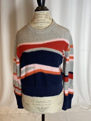 Suéter French Connection Para Mujer S Corto Manga Larga, Color-azul, Talla-s, $128 Foto 1 de 4