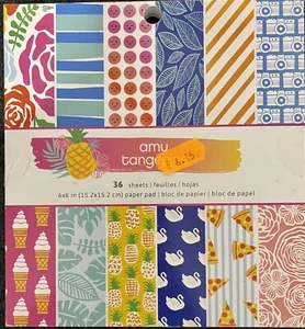 American Crafts - Amy Tangerine - 36 page 6" x 6" Paper Pad - Picture 1 of 2