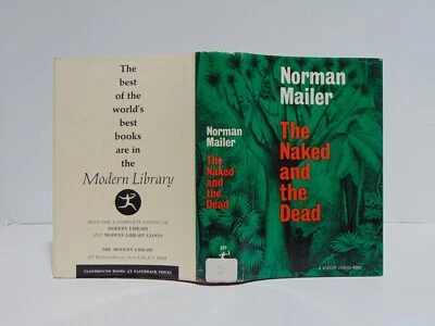The Naked And The Dead by Norman Mailer Hardcover Modern Library Ex-Lib c1948 - Image 1 of 4