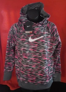 Nike Therma-Fit KO 3.0 Allover Print Pullover Hoodie Youth Girls X-LG 6 to 7 Yrs - Picture 1 of 10