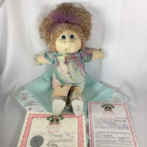 Vintage Cabbage Patch Kinder weiche Skulptur Puppe Kinderzimmer Ed Baby Marilyn handsigniert 1988 - Bild 1 von 18