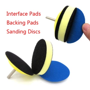 3" Interface Pad 75mm PU Foam Hook & Loop Waterproof Sanding Discs / Backing Pad - Picture 1 of 16