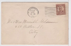 TurtlesTradingPost- Reading, PA 1932- Christmas Card Rate on Dec 22 - Picture 1 of 1