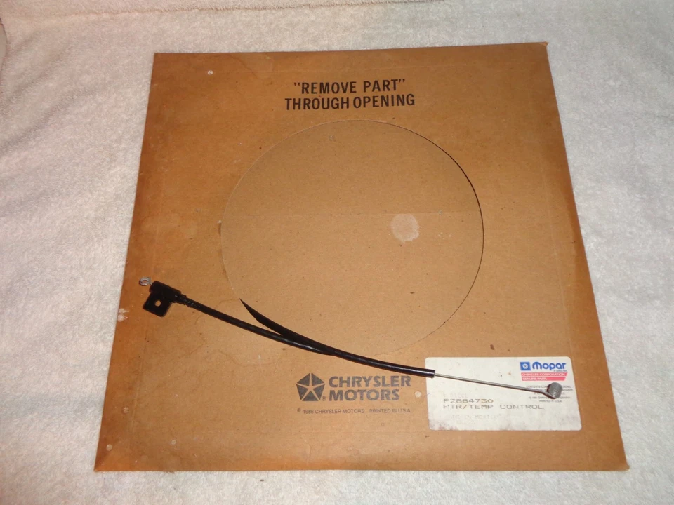 Cable de temperatura del calentador B+E-Body NOS Mopar 1970-74 Foto 1 de 1