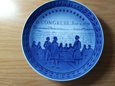 Royal Copenhagen Denmark Collector United States Bicentenary 1976 Signed