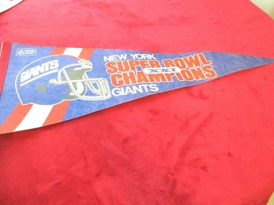 New York Giants super bowl XXI  pennent - Image 1 of 3