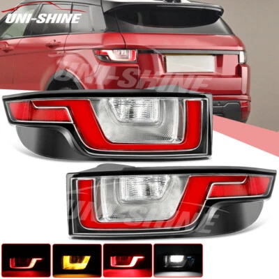 2 X LED SMOKED REAR TAIL LIGHT LAMPS FOR LAND RANGE ROVER EVOQUE L538 2011-2020 - Image 1 of 4