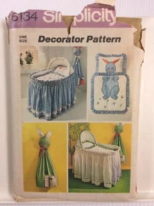 Simplicity 6134 1973 patrón de costura vintage patrón decorador talla única - Imagen 1 de 6