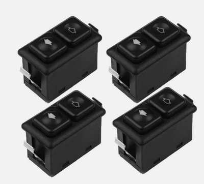 Juego de 4 piezas Interruptor de ventana eléctrica iluminado para BMW E23 E24 E28 E30 61311381205 Foto 1 de 4