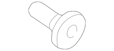 Carrocería original Volkswagen pilar A panel de moldura ojal 3B0-867-334 Foto 1 de 2