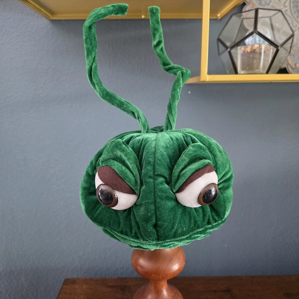 Elope Grasshopper A Bugs Life Velvet Big Eyes Youth Childs Dress up Hat Costume - Image 1 of 4