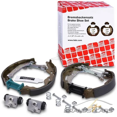 FEBI BREMSBACKENSATZ TROMMELBREMSE HINTEN FÜR CITROEN C1 PEUGEOT 107 TOYOTA AYGO - Bild 1 von 4