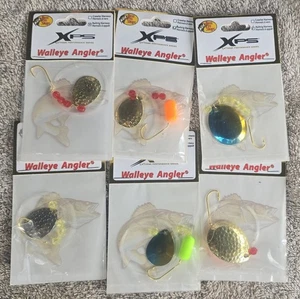 Bass Pro Shops XPS Walleye Angler Baitrig Harness Lures Crankbait Lot of 6 NIP - Picture 1 of 8