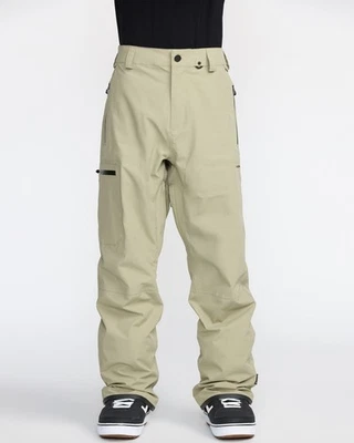 Pantalones de nieve Volcom L Gore-Tex para hombre, verde musgo, grandes Foto 1 de 4