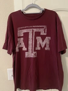 Texas A&M Aggies Adidas maglia manica corta uomo bordeaux nuova - Foto 1 di 3