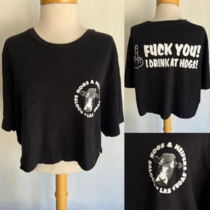 Camiseta corta HOGS & HEIFERS SALOON oficial de bar de Las Vegas talla 2XL - Imagen 1 de 5