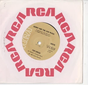KENNY & THE CAR PARKS Top Speed AUSSIE 7" 1980 GLAM POP - Picture 1 of 1