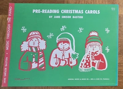Pre-lectura Villancicos Música Piano Jane Bastien De Colección 1977 NUEVO Lección Foto 1 de 3