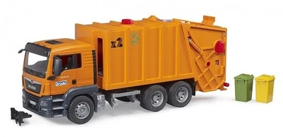 BRUDER, MAN TGS 6x4 refuse truck with 2 bins, 1/16, BRU3760 - Image 1 of 4