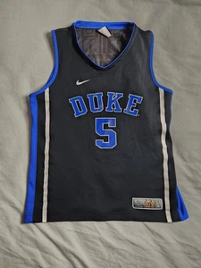 Camiseta deportiva de baloncesto vintage Duke Blue Devils Nike Elite juvenil talla grande negra azul - Imagen 1 de 9