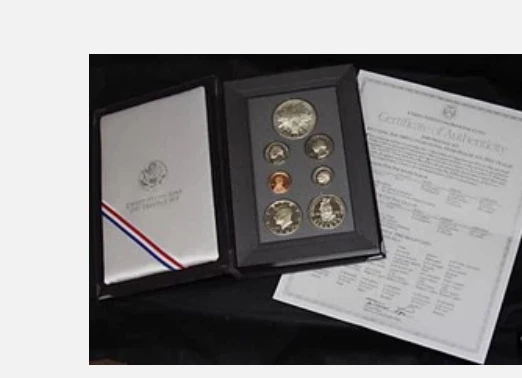 1989 US Mint Prestige Set Proof with box and COA - Image 1 of 2