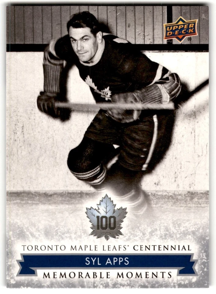 Syl Apps 2017-18 Upper Deck Toronto Maple Leafs Centennial SP #170 - Image 1 of 2