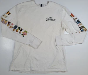 The Simpsons Mens Medium Long Sleeve TShirt Characters Both Sleeves●Read Note - Picture 1 of 5