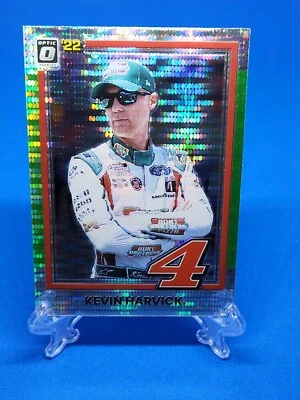 2022 Panini Donruss Racing Optic Retro Lime Green Pulsar KEVIN HARVICK #78 - Image 1 of 2
