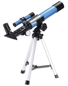 AOMEKIE 40/400 Telescope for Kids, Portable Astronomy Scope with Tripod - Picture 1 of 9