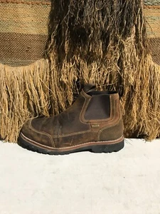 REDHEAD BROWN SERIES 61 ROMEO RUSSET BONE-DRY LEATHER BOOTS US MEN SIZE 10M - Picture 1 of 9