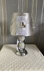 ZOE Crackle Mosaic Table Lamp The Lighting Co Silver