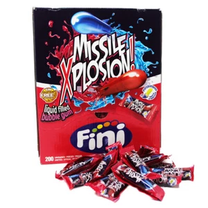 Boom Misiles Explosion Bubble Gum Con Liquid Candy Y Gum Pantalla - Imagen 1 de 1