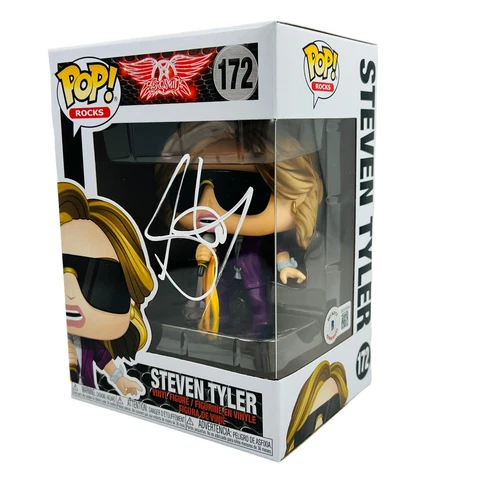 STEVEN TYLER AUTOGRAPHED SIGNED FUNKO POP FIGURE AEROSMITH ROCK BECKETT COA Cover