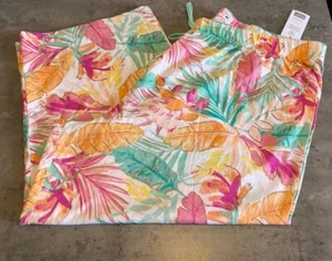 Ladies Pj Bottoms 20-22 New With Tags 3/4 Length - Picture 1 of 7