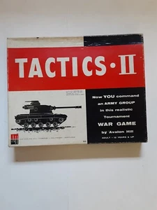 Tactics II Realistic War Board Game All Original 1961 Version Avalon Hill - Picture 1 of 5